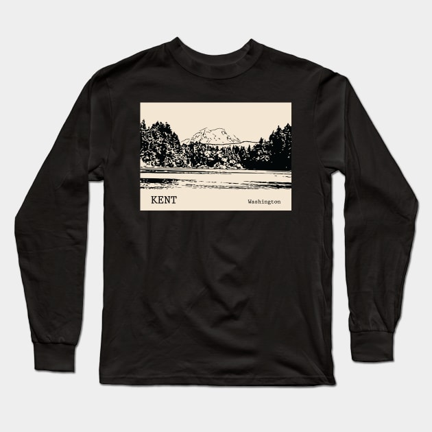 Kent Washington Long Sleeve T-Shirt by Lakeric